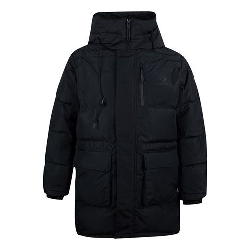 Parka Converse Mid-Length Puffer Jacket Čierna | 10019323-A03