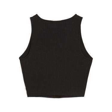 Tielko Puma Women's WARDROBE ESS Cropped Ribbed Tank Top Čierna | 629765_01, 6