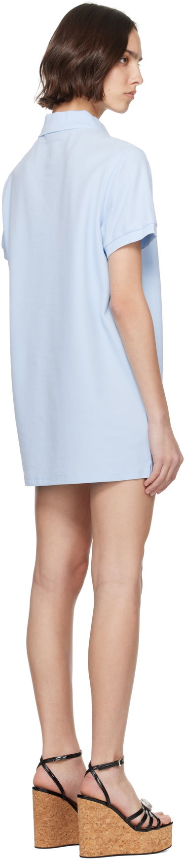 Šaty Area AREA Crystal Heart Cutout Polo Minidress Modrá | SS25AWDR0163FA01, 2