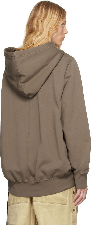 Mikina Rick Owens Rick Owens DRKSHDW Hollywood Oversized Hoodie Hnedá | DS01E3241 FP, 2