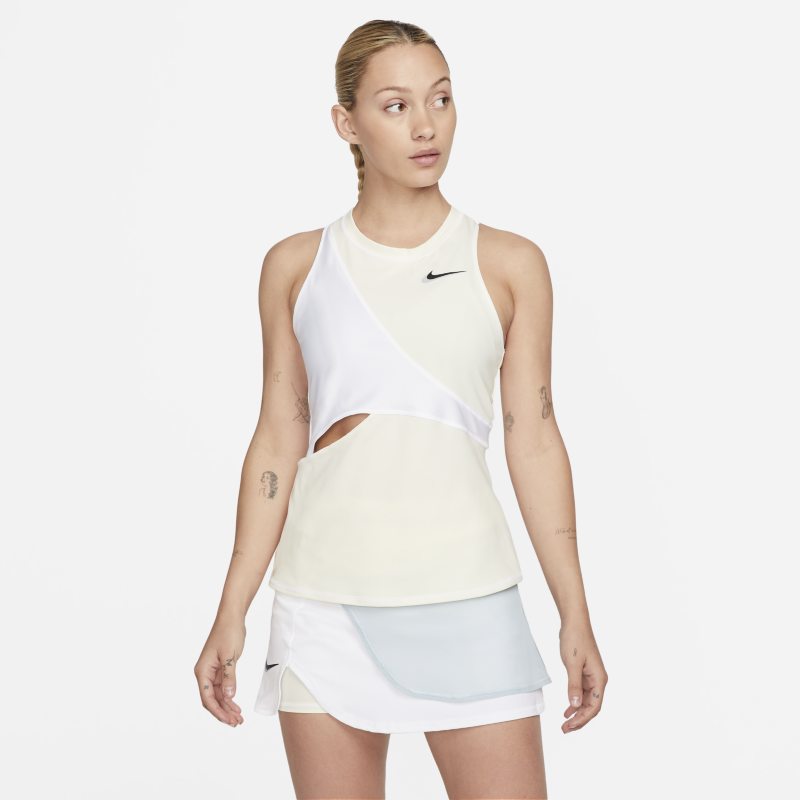 Tielko Nike Dri-FIT Slam Tennis Tank Biela | DD8841-113, 0