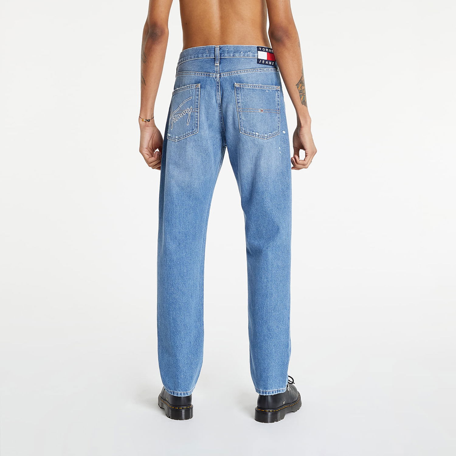 Džínsy Tommy Hilfiger Ethan Relaxed Straight Pants Modrá | DM0DM13150 1A5, 1