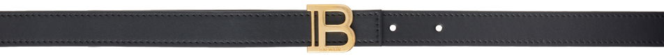Balmain B-Buckle Leather Belt