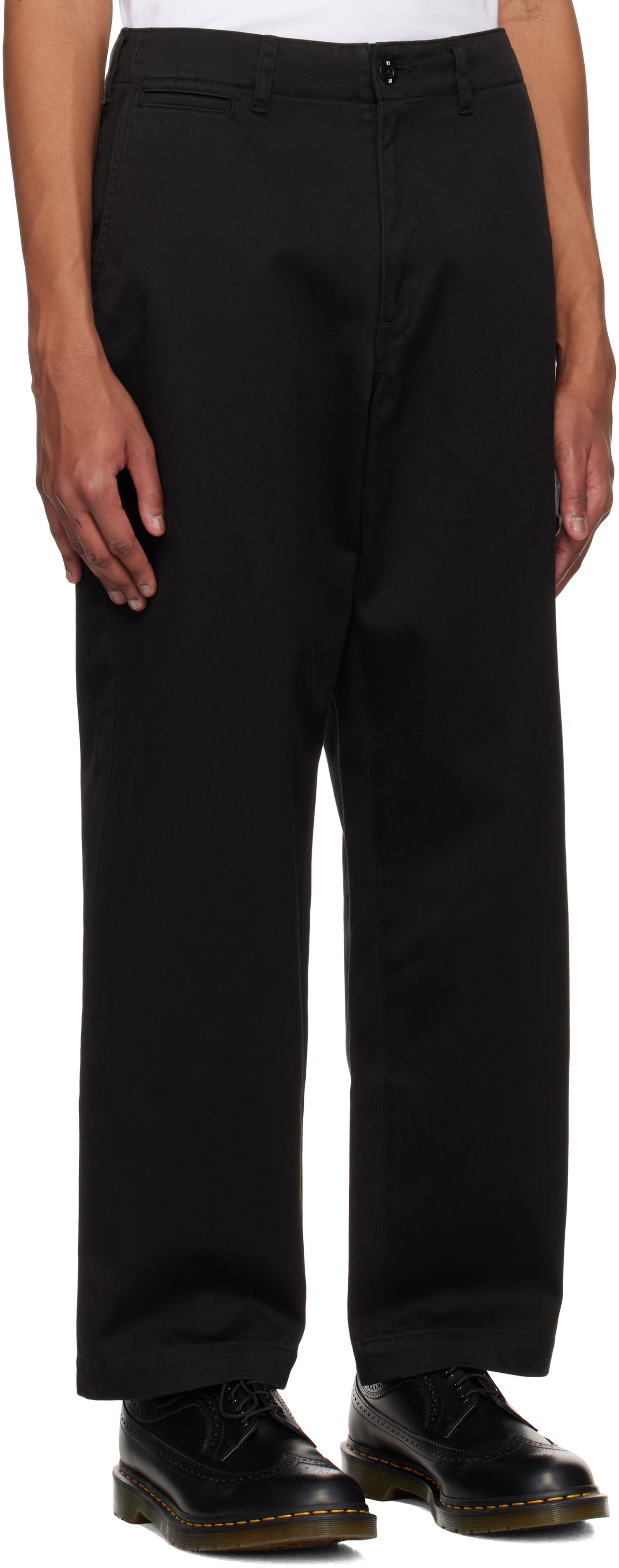 Nohavice Neighborhood Neighborhood Classic Trousers Čierna | 242AQNH-PTM04, 1