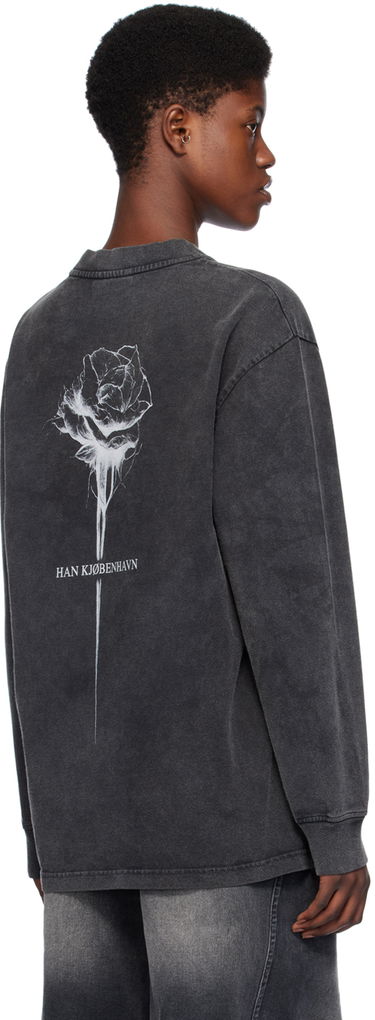 Tričko Han Kjøbenhavn Han Kjobenhavn Rose Long Sleeve T-Shirt Čierna | M-133231, 2