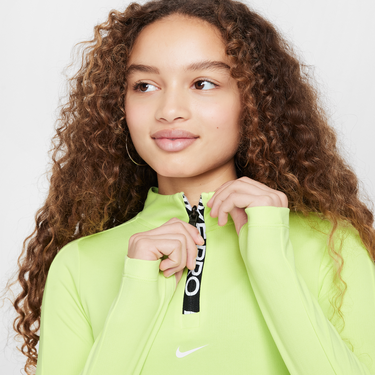 Sveter Nike Dri-FIT Pro Long Sleeve Half-Zip Top Zelené | FN9025-736, 2