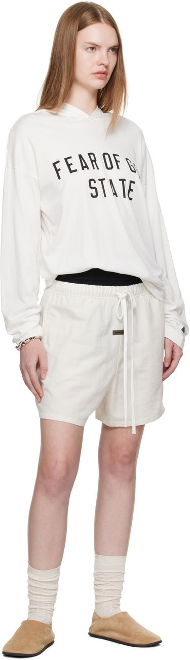 Šortky Fear of God Fear of God ESSENTIALS Soccer Shorts Biela | 160SP255764FW, 3