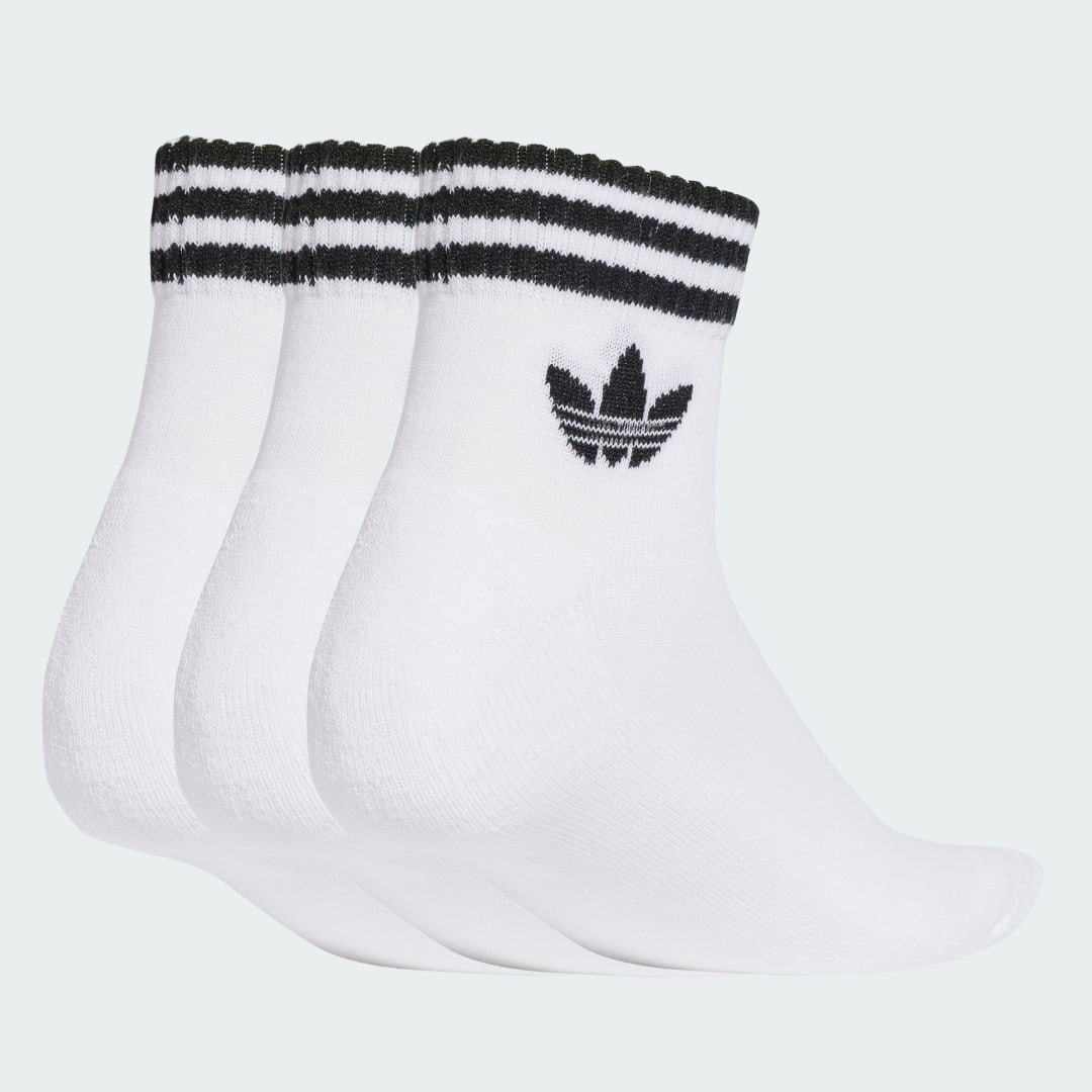 Ponožky adidas Performance 3-Stripes Ankle Socks - 3 Pairs Biela | JV7435, 0
