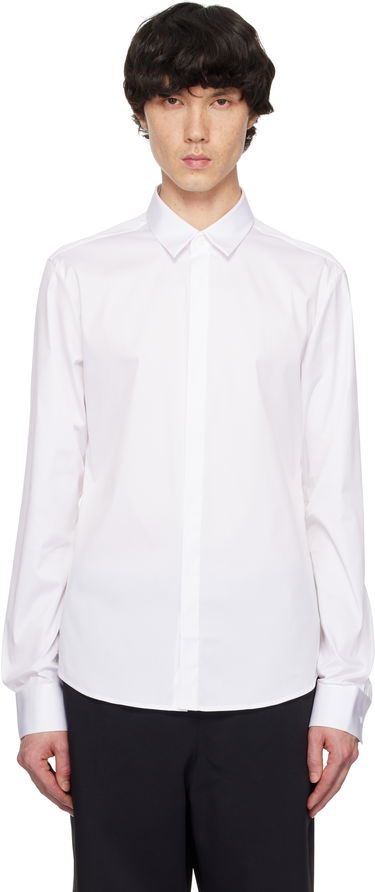 Košeľa WOOYOUNGMI WOOYOUNGMI Concealed Button Shirt Biela | W251DS01, 0