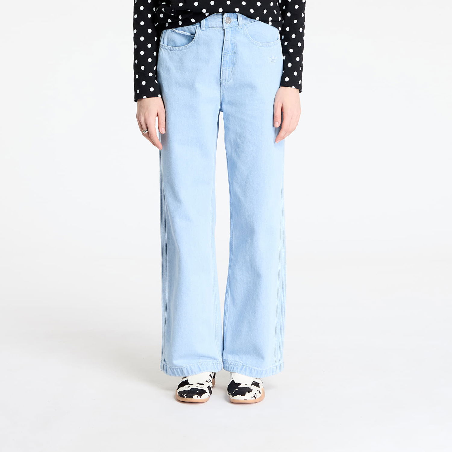 Džínsy adidas Originals adidas Premium Essentials Denim Pants Modrá | JD4757, 0