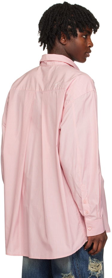 Košeľa ADER ERROR Pinstripe Relaxed Fit Shirt Ružová | BMADFWSH0105PK, 2