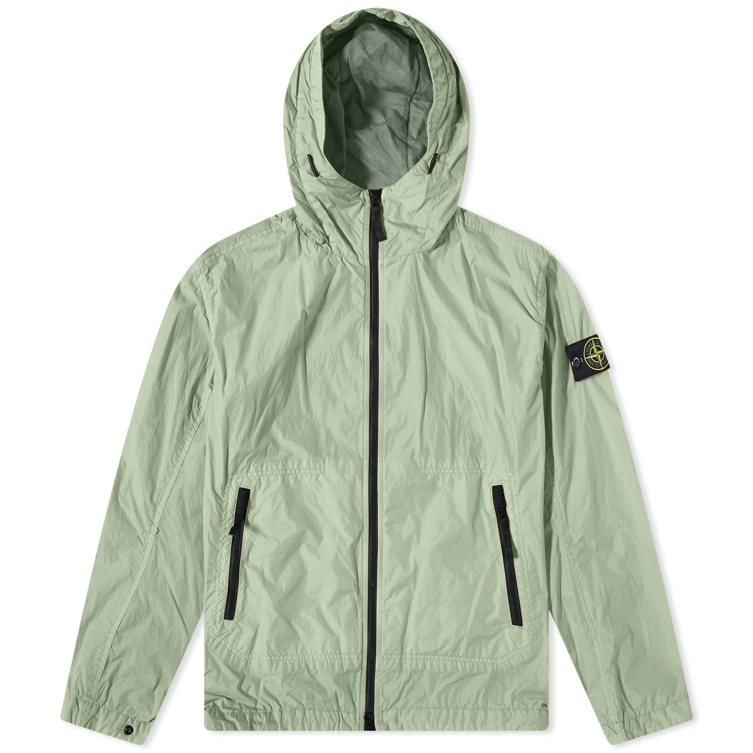 Vetrovka Stone Island Crinkle Reps Hooded Jacket Zelené | 781540522-V0055, 0