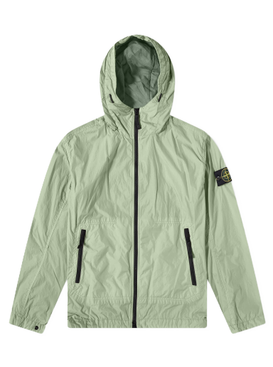 Vetrovka Stone Island Crinkle Reps Hooded Jacket Zelené | 781540522-V0055