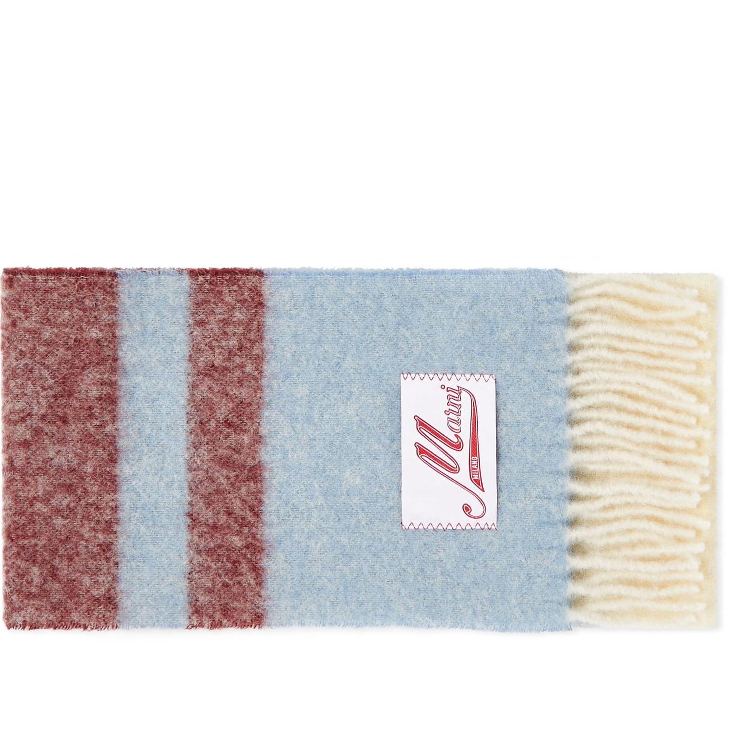 Šál Marni Logo Scarf Opal Modrá | SCMC0062Y0-STB37, 0