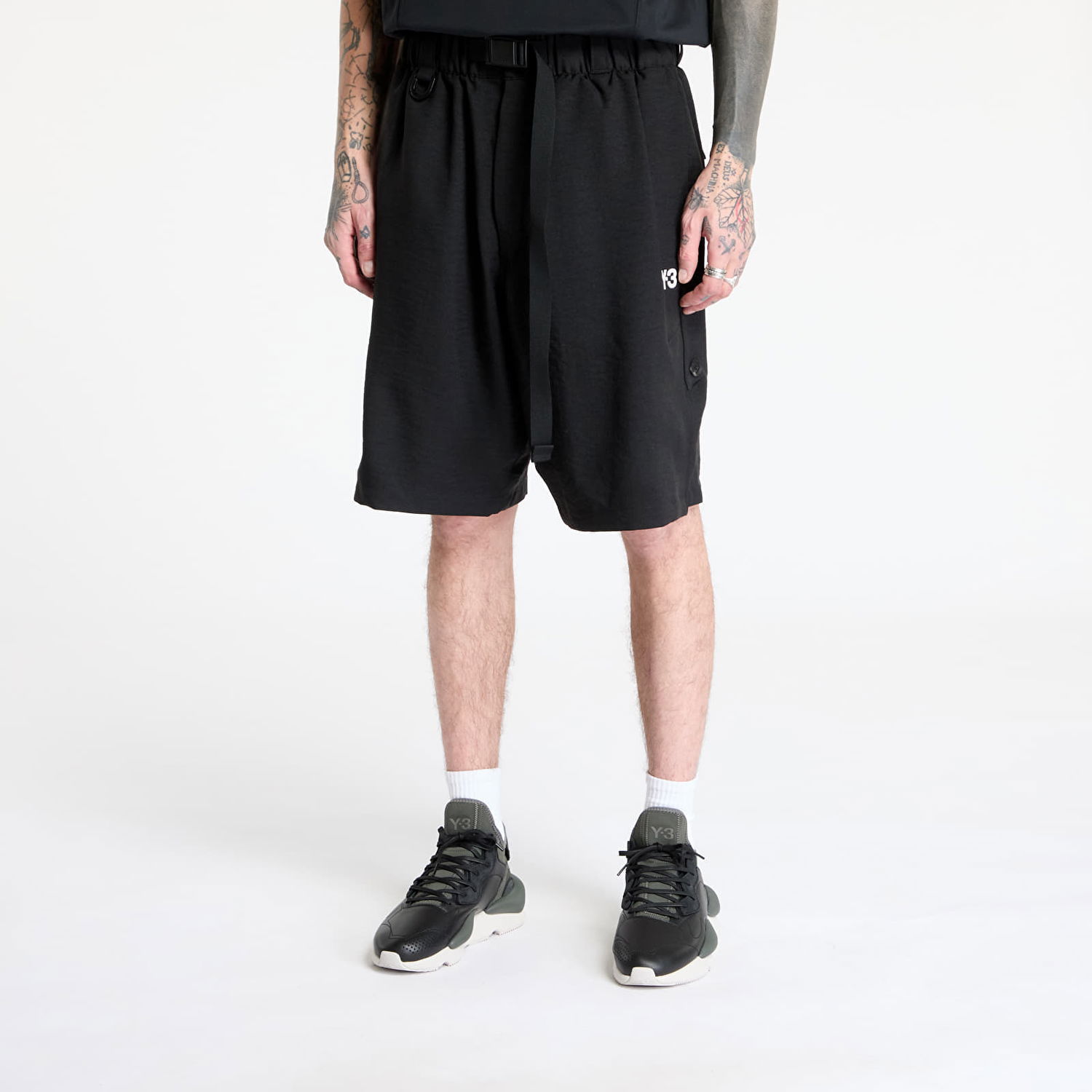 Šortky Y-3 Sport Uniform 3-Stripes Shorts Čierna | JN7038, 0