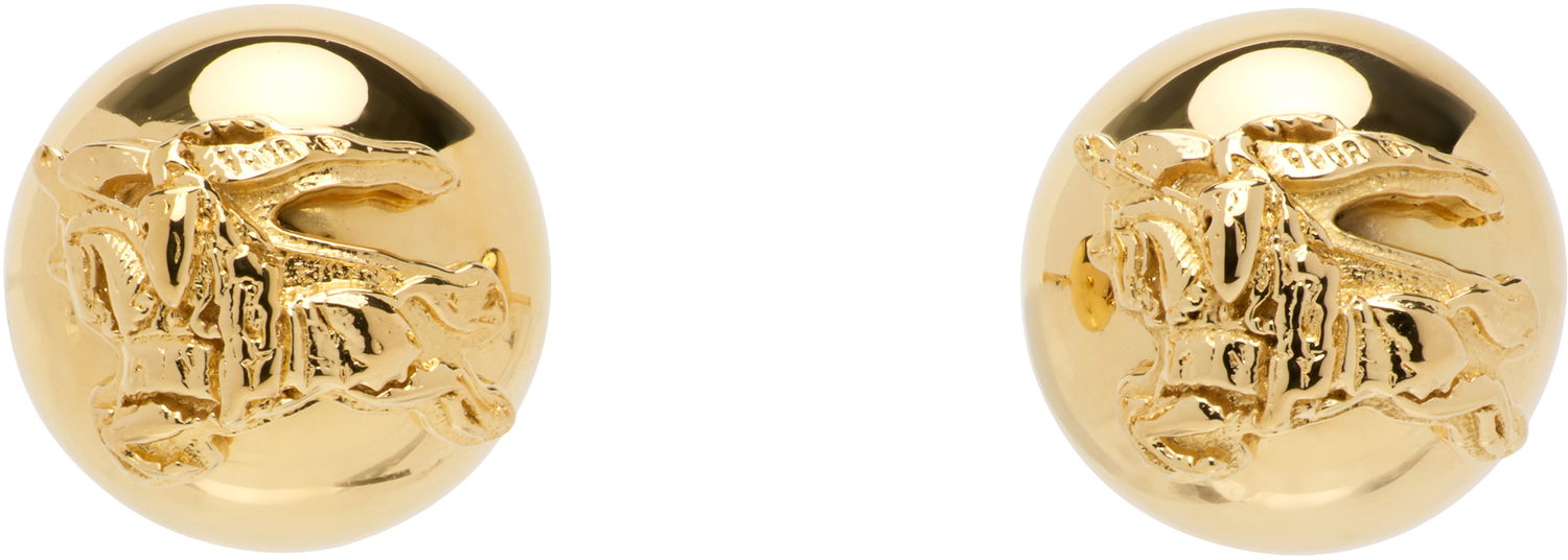 Náušnice Burberry Sphere Stud Earrings Metalická | 8100979, 0