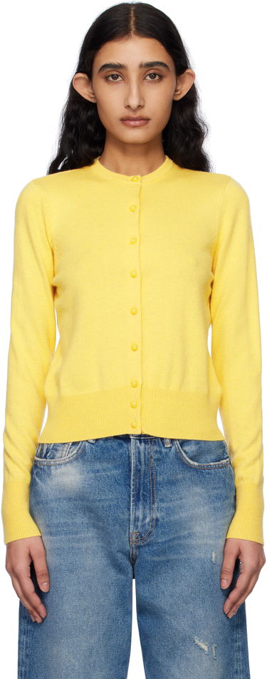 Sveter GUIZIO Guizio Emelie Cropped Cardigan Žltá | S25106S047, 0