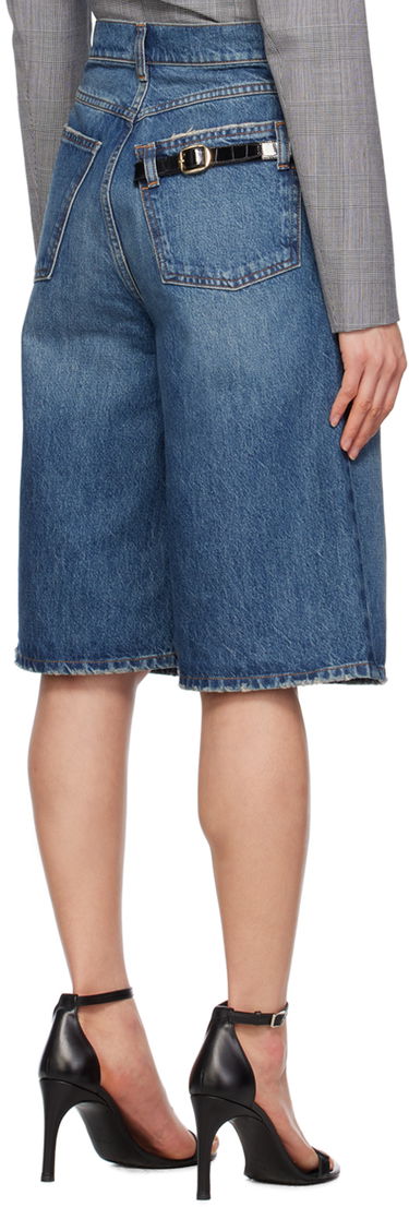 Šortky Coperni Knee-Length Denim Shorts Modrá | COPP86252, 2