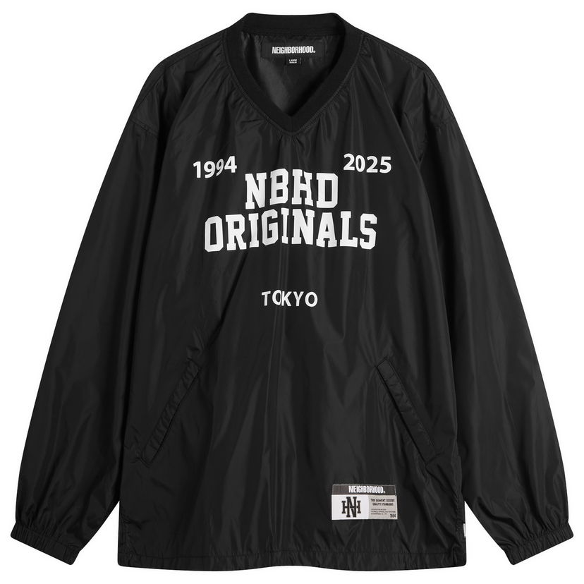Vetrovka Neighborhood 1994 2025 NBHD Originals Tokyo Pullover Shirt Čierna | 252TSNH-SHM04-BLK