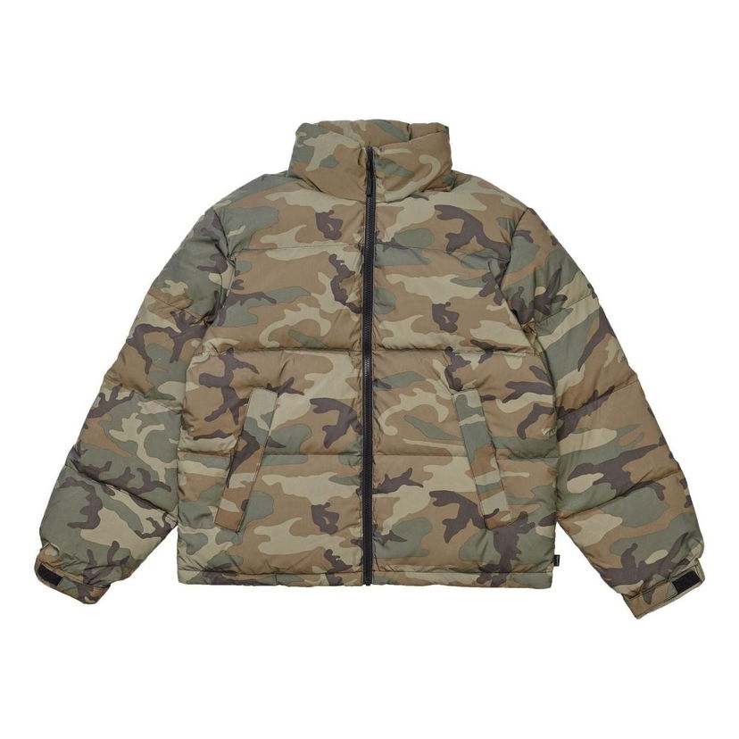 Prešívaná bunda Supreme Reflective Camo Woodland Down Jacket Zelené | SUP-FW18-1086