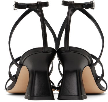 Doplnky Aeyde Aeyde Edda Leather Heeled Sandals Čierna | A11-HS-HLMS75CH152-SS25-800-007, 1