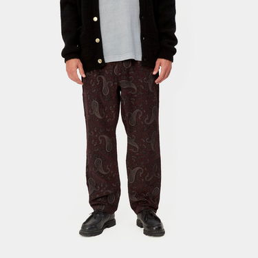 Nohavice Carhartt WIP Flint Pant Paisley Print "Buckeye rinsed" Hnedá | I029443_1U6_02, 2