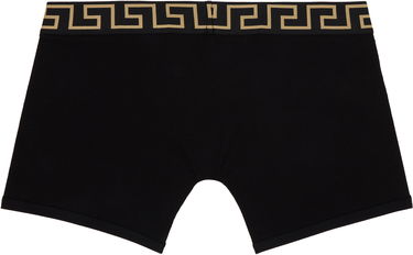 Boxerky Versace Greca Border Long Boxers Modrá | AU10028_1A10011, 2