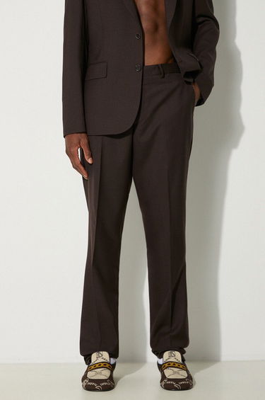 Nohavice Paul Smith Paul Smith Wool Suit Hnedá | M1R.1457.M00001, 3