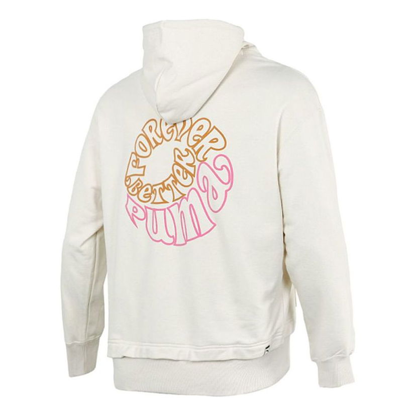 Mikina Puma Forever Better Hoodie Biela | 533038-73