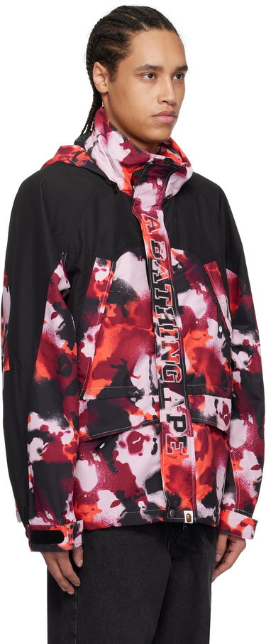 Vetrovka BAPE A Bathing Ape Map Camo Snowboard Jacket Zelené | 001LJL301313M, 4