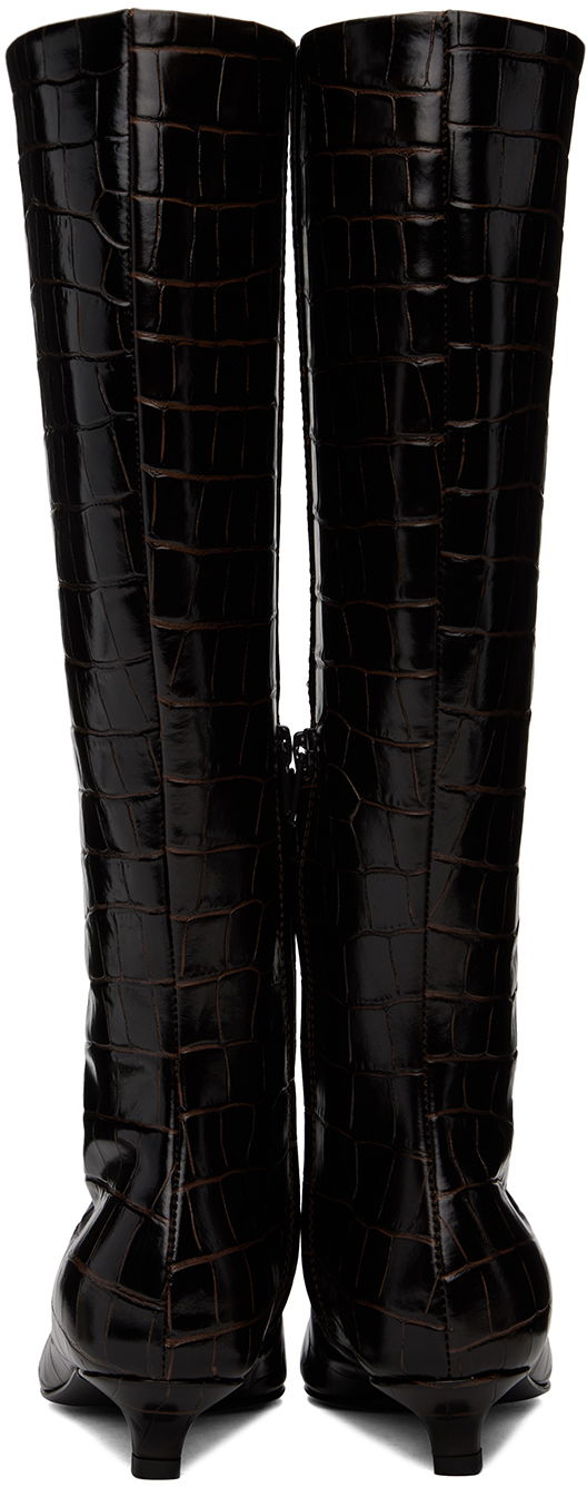 Pláštenka TOTEME TOTEME 'The Slim' Knee-High Boots Čierna | 241-WAS954-LE0023, 1