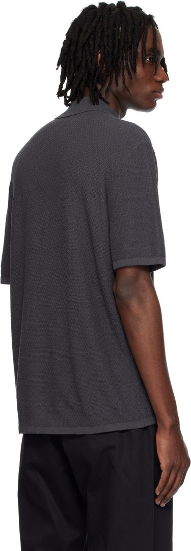 Košeľa rag & bone Rag & Bone Avery Zig-Zag Polo Šedá | MBS25S036YF36, 2