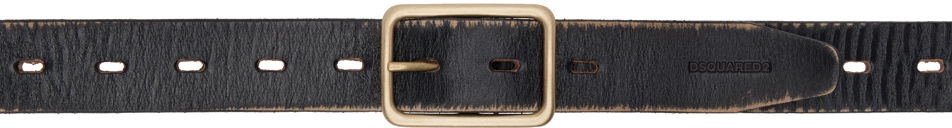 Dsquared2 Embossed Leather Belt