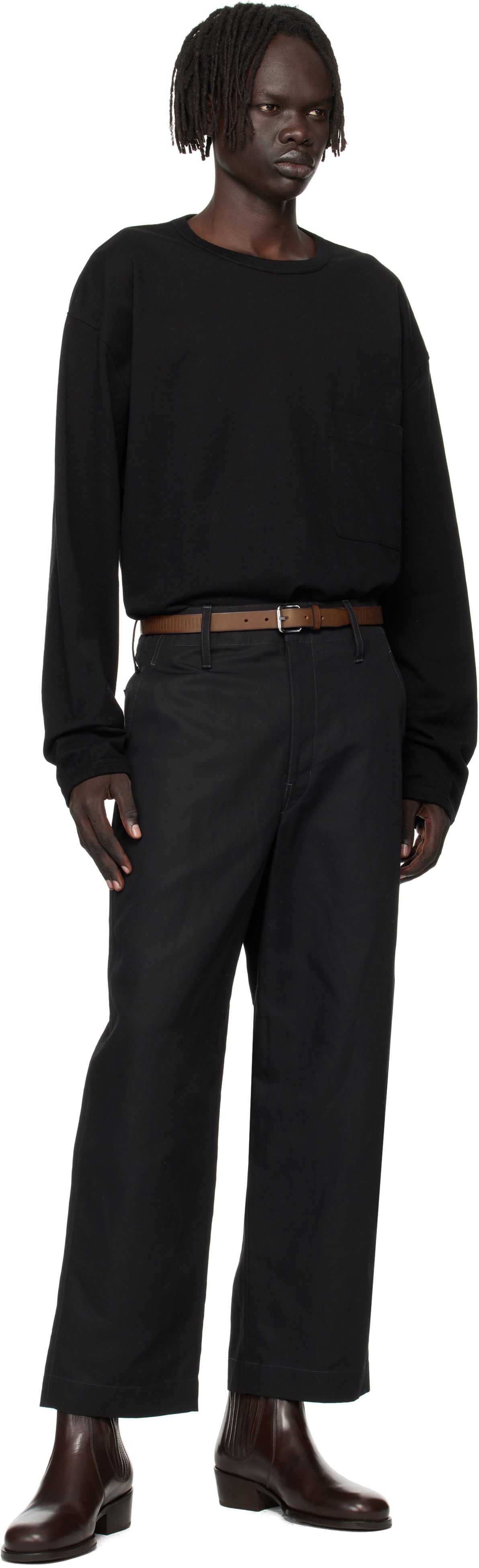 Opasok LEMAIRE Rail Belt Hnedá | AC1236 LL132, 1