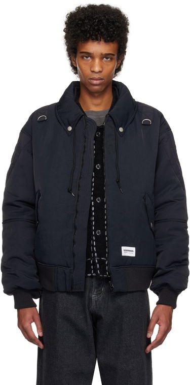 Bomber bunda Neighborhood Neighborhood Sailing Padded Bomber Jacket Čierna | 242SZNH-JKM04, 0