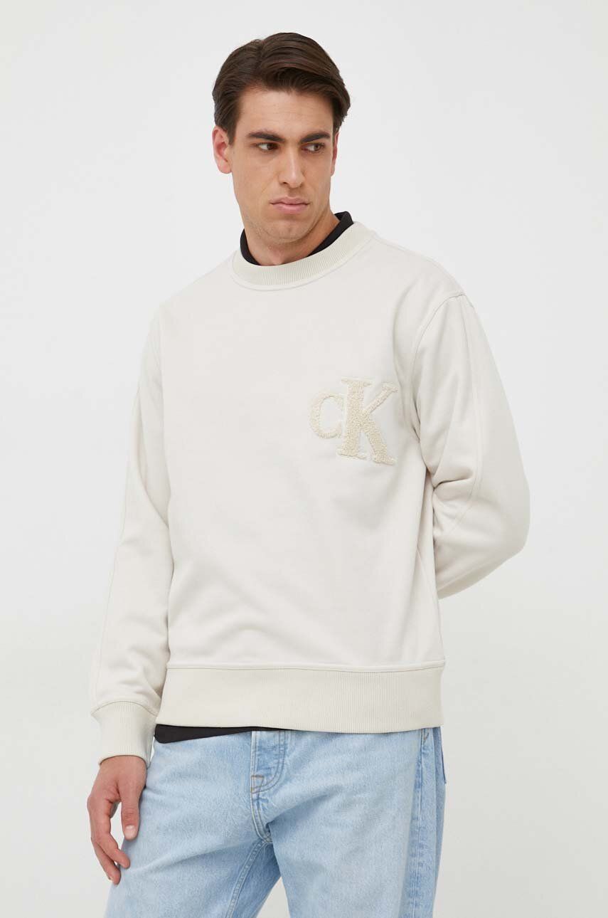 Mikina CALVIN KLEIN Left Logo Chest Sweatshirt Biela | J30J323454, 0