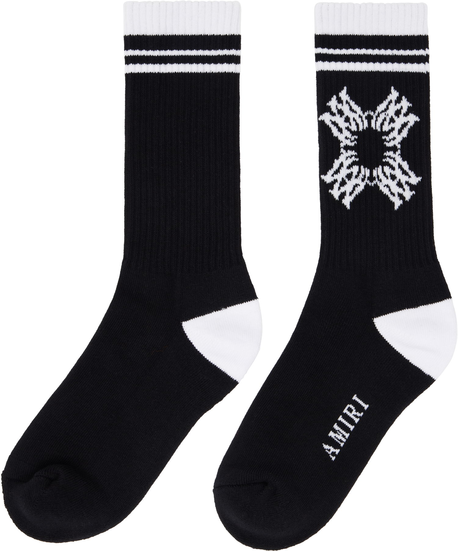 Ponožky AMIRI AMIRI 'MA' Quad Socks Čierna | AMACSK1018, 1