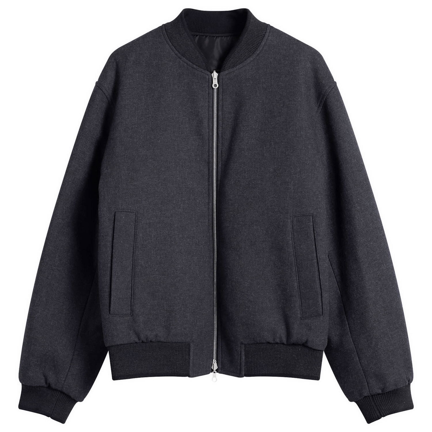 Bomber bunda Dries Van Noten Brushed Cotton Twill Bomber Jacket Šedá | 252-020522-2118-803, 0