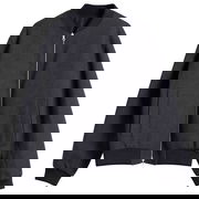 Brushed Cotton Twill Bomber Jacket