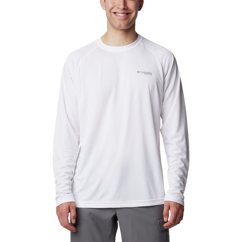 Tričko Columbia PFG Solar Stream Long Sleeve Shirt Biela | 2069191100