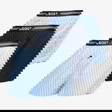 Boxerky BOSS Woven Boxer Shorts 3-Pack with BOSS Elastic Waistband and Assorted Patterns Rôznofarebný | 50480034-465, 0