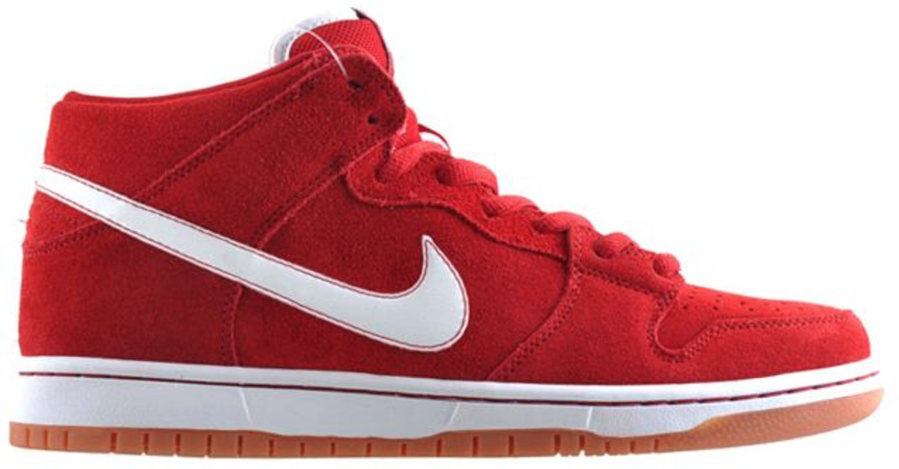 Tenisky a topánky Nike SB SB Dunk Mid Brickhouse White Červená | 314383-601, 0