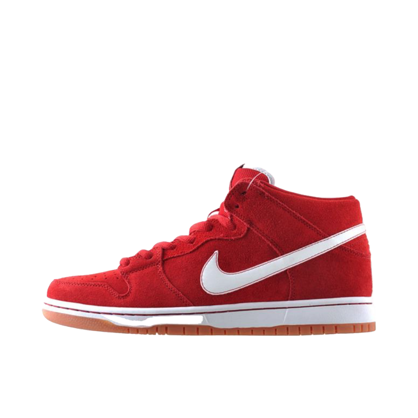 Tenisky a topánky Nike SB SB Dunk Mid Brickhouse White Červená | 314383-601