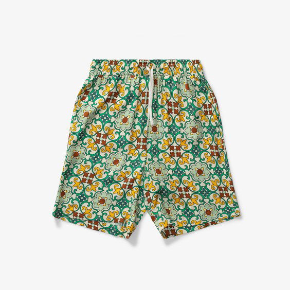 Šortky Drôle de Monsieur Le Short Faïence Zelené | B-BS122-VI004-GN, 0
