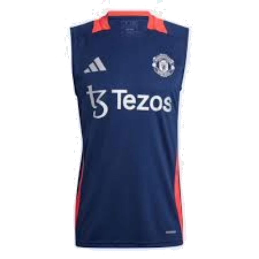 Tielko adidas Originals Manchester United Training Vest Modrá | IT2019