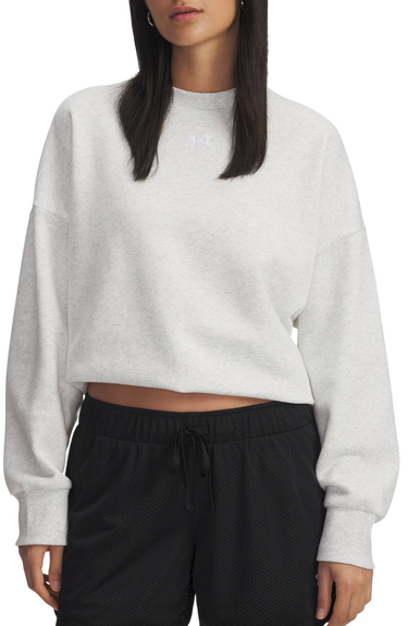 Mikina Under Armour Rival Fleece OS Crewneck Sweatshirt Šedá | 1386463-023, 0