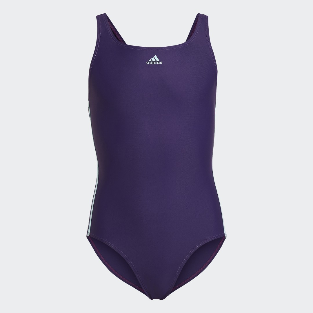 Plavky adidas Originals Athly V 3-Stripes Swimsuit Fialová | HM2107, 0