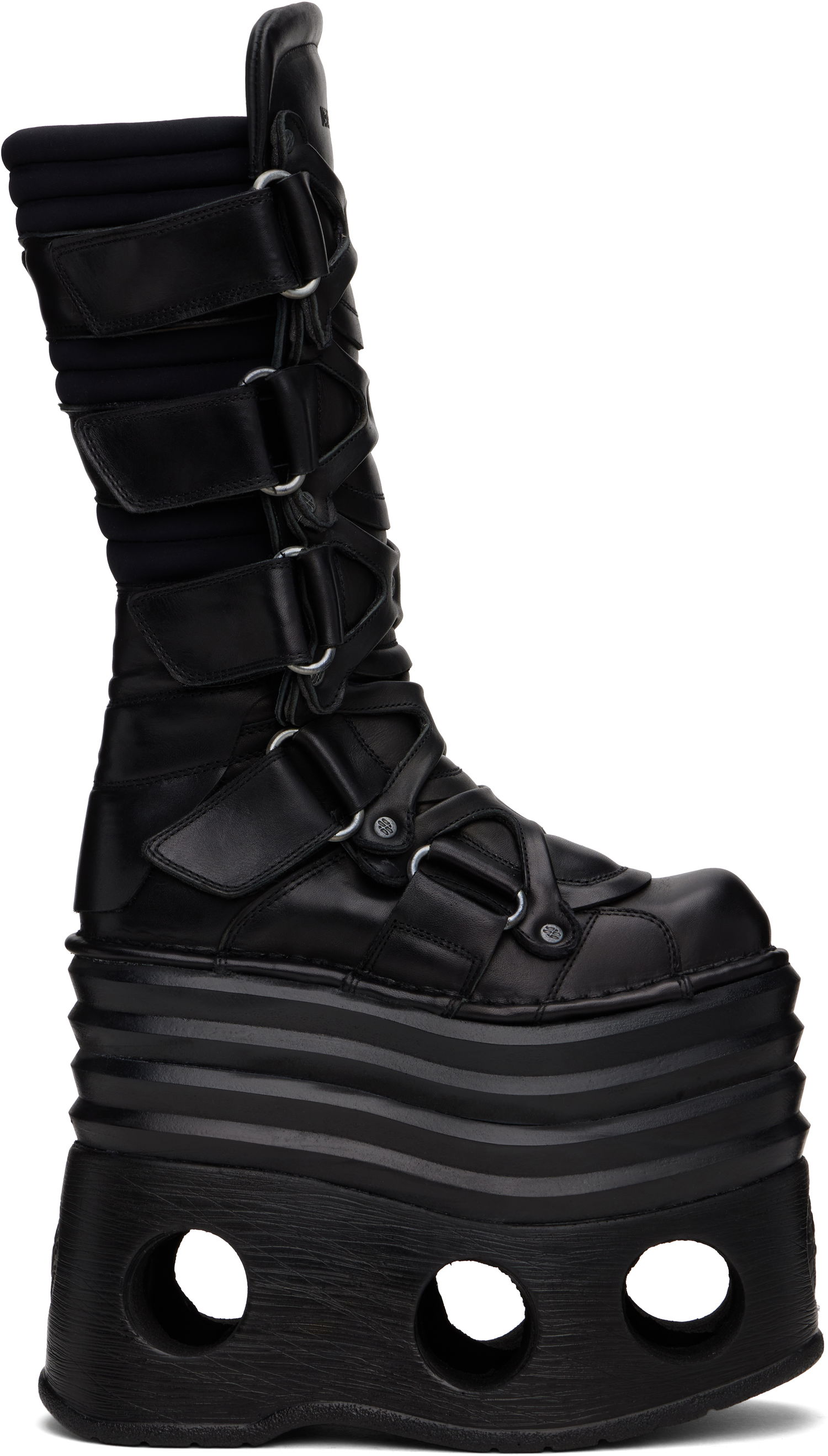 Oblečenie VETEMENTS VETEMENTS New Rock Edition Platform Tower Boots Čierna | UA66SN140B, 0