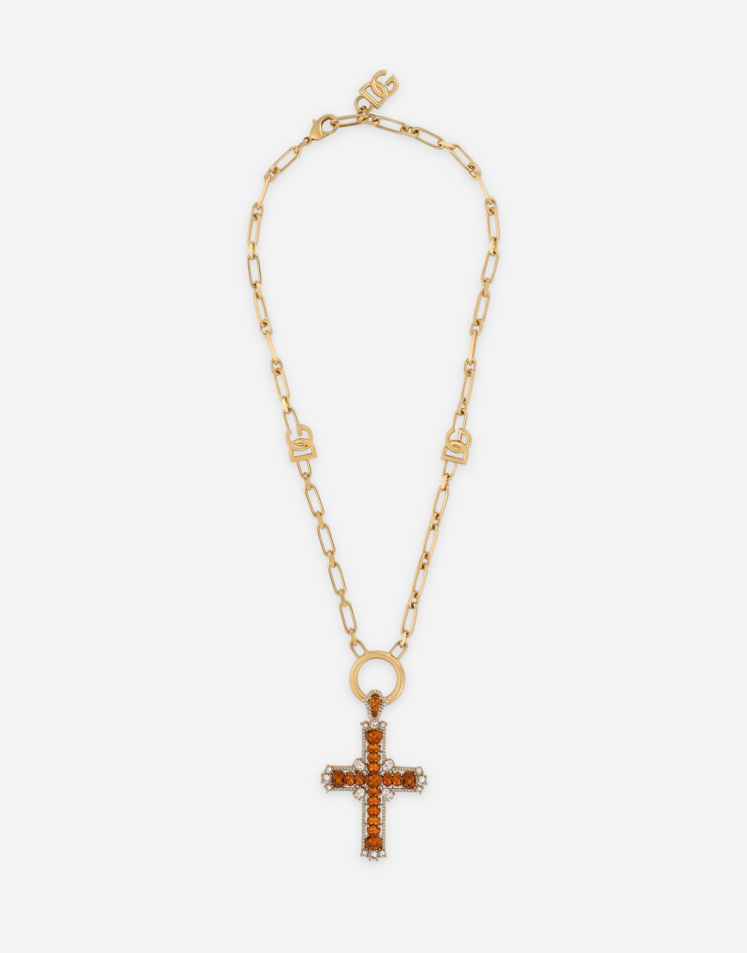 Náhrdelník Dolce & Gabbana Pendant Necklace With Crystals Metalická | WNP3S2W1111A0107, 0
