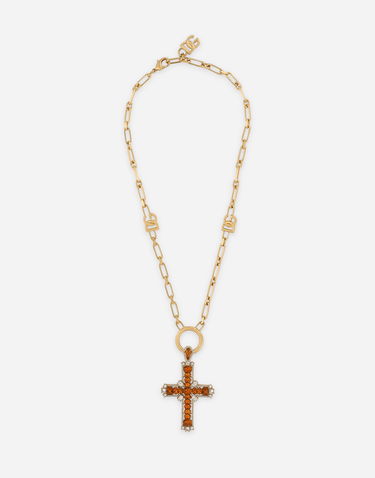 Náhrdelník Dolce & Gabbana Pendant Necklace With Crystals Metalická | WNP3S2W1111A0107, 0